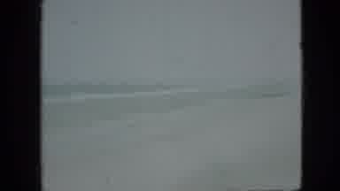 Branson Missouri USA (1968): Few People Walking On Beach