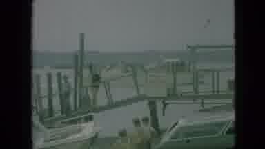 Branson Missouri USA (1968): Boat Dock And Highway With Cars