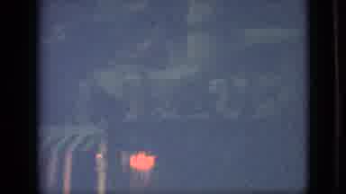 Branson Missouri USA (1968): People Traveling On A Parade Float At Night
