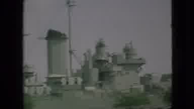 Branson Missouri USA (1968): A Large Battleship Docked At The Harbor