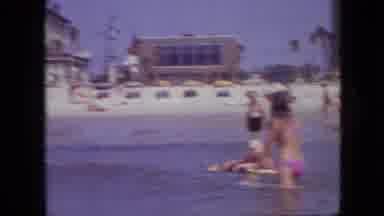 Branson Missouri USA (1968): Vacation On The Beach Near A Wonderful Hotel