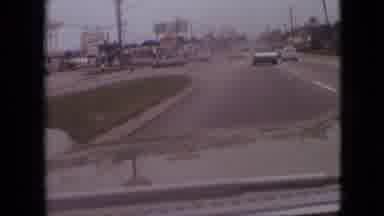Branson Missouri USA (1968): Video Of A Car Driving Down A City Street