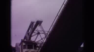 Branson Missouri USA (1968): Boat Passes Beneath Drawbridge