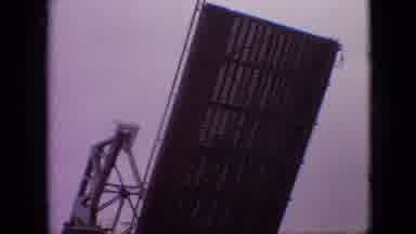 Branson Missouri USA-1968: People Watching A Bascule Bridge Open In Rural Area