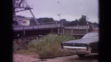 Branson Missouri USA (1968): A Family Parked At The Side Of A Bridge Looking At