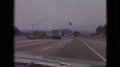 Branson Missouri USA (1968): Freeway Driving Car Road Travel
