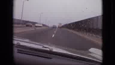Branson Missouri USA (1968): Car Driving Across Bridge