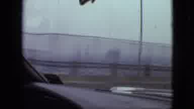 Branson Missouri USA (1968): Two Guys In Car Driving Over Bridge
