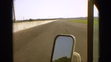 Branson Missouri USA (1968): Looking Out The Window Of A Truck Driving Down The