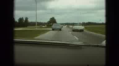 Branson Missouri USA (1968): Dashboard View Of Cars Driving Slow On A Highway