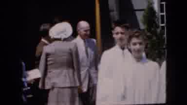 California USA (1969): People Dressing Up For A Formal Event