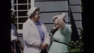 California USA (1969): Vintage Well Dressed Ladies In Pastel Coloured Dresses