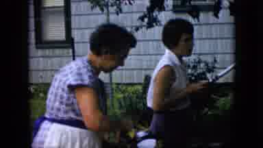 California USA (1969): Neighborhood Cookout Party Time