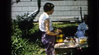 California USA (1969): Family Picnic And Conversation