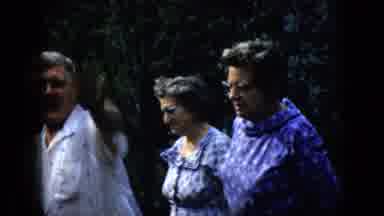California USA (1969): Grandfather Yells At The Cameraman