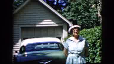 California USA (1969): Ladies Saying Hi To Neighbors