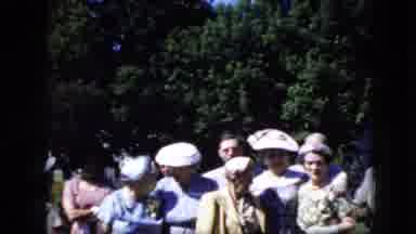California USA (1969): A Group Of Ladies Posing For A Picture
