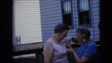 California USA (1969): A Family Celebrating Something