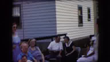 California USA (1969): A Woman In A Wedding Dress Surrounded By People