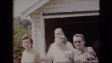 California USA (1969): Human Family Gathering Two Males And Two Females Smiling