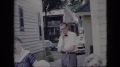 California USA (1969): Man At Weekly Family Gathering Wondering Why He Is There