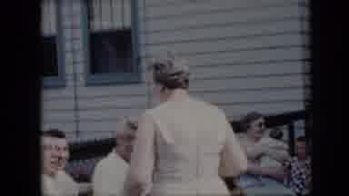 California USA (1969): Home Movie Clip Showing Relatives