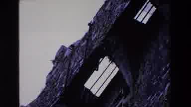 Ireland (1969): An Opening At The Top Of A Grey Stone Structure On An Overcast Day