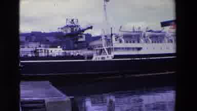 Ireland (1969): Ship Channel Dock Cannon On Large Vessel Docked 2 Ships