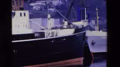 Ireland (1969): Large Ship With Donkey Onboard
