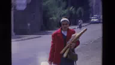 Loudes France (1969): People Walking Outside Outside A Building