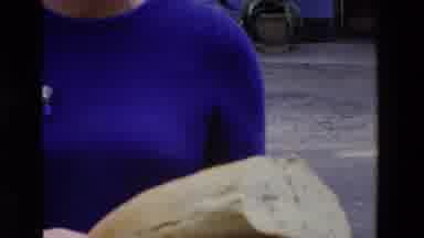 Loudes France (1969): Slicing Bread For A Picnic