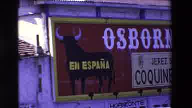 Loudes France (1969): Spanish-Language Billboard Featuring A Picture Of A Bull And