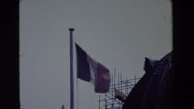 Paris France (1969): A French Flag Blowing In The Wind