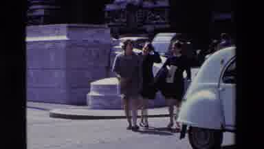 Paris France (1969): Women Strolling On The Street During Lunch Break