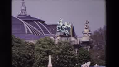 Paris France (1969): Statues Outside A Landmark