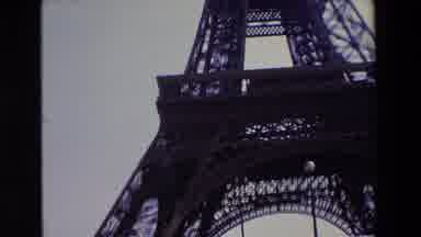 Paris France (1969): Looking Up At The Eiffel Tower