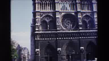 Paris France (1969): Outside Of Notre Dame Cathedral