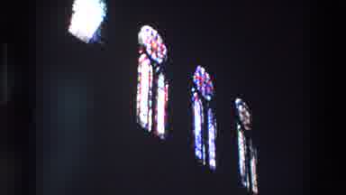 Paris France (1969): Church Window Stained Glass