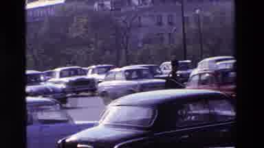 Paris France (1969): A View Of An Old Traffic