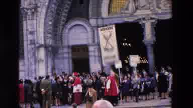 Paris France (1969): Crowd Leaving Or Protesting A Catholic Church