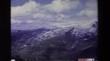 Spain Vineyards (1969): Scenic View Of Snow-Capped Mountains And Valleys From A