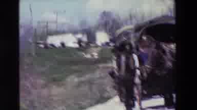 Spain Vineyards (1969): Horse And Carriage Walking Down The Road