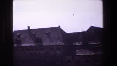 STRASBURG FRANCE-1970: Old Brick Buildings Line A Muddy And Stagnant Body Of Water