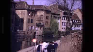 Strasburg France (1970): City View Along The Water