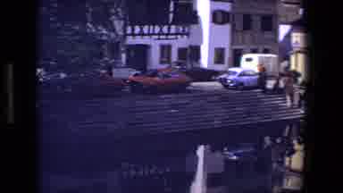 Strasburg France (1970): Random Girl Running Trying To Escape The Unknown