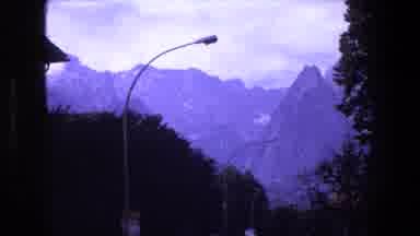 Strasburg France (1970): Residents Go About Their Lives In A Mountain Town