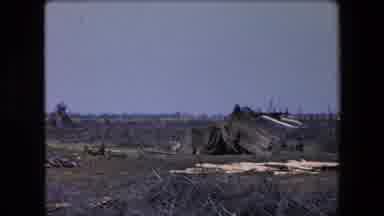 Algeria (1971): Destroyed Tee Pee Building
