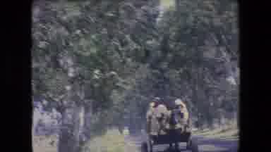 Algeria (1971): Family Taking A Ride On A Horse And Buggy