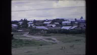 Algeria (1971): Panning View Of A Rural Village And Zoom-In On One Of The Small