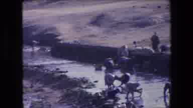 Algeria (1971): Gold Miners Looking For Gold In A Lake